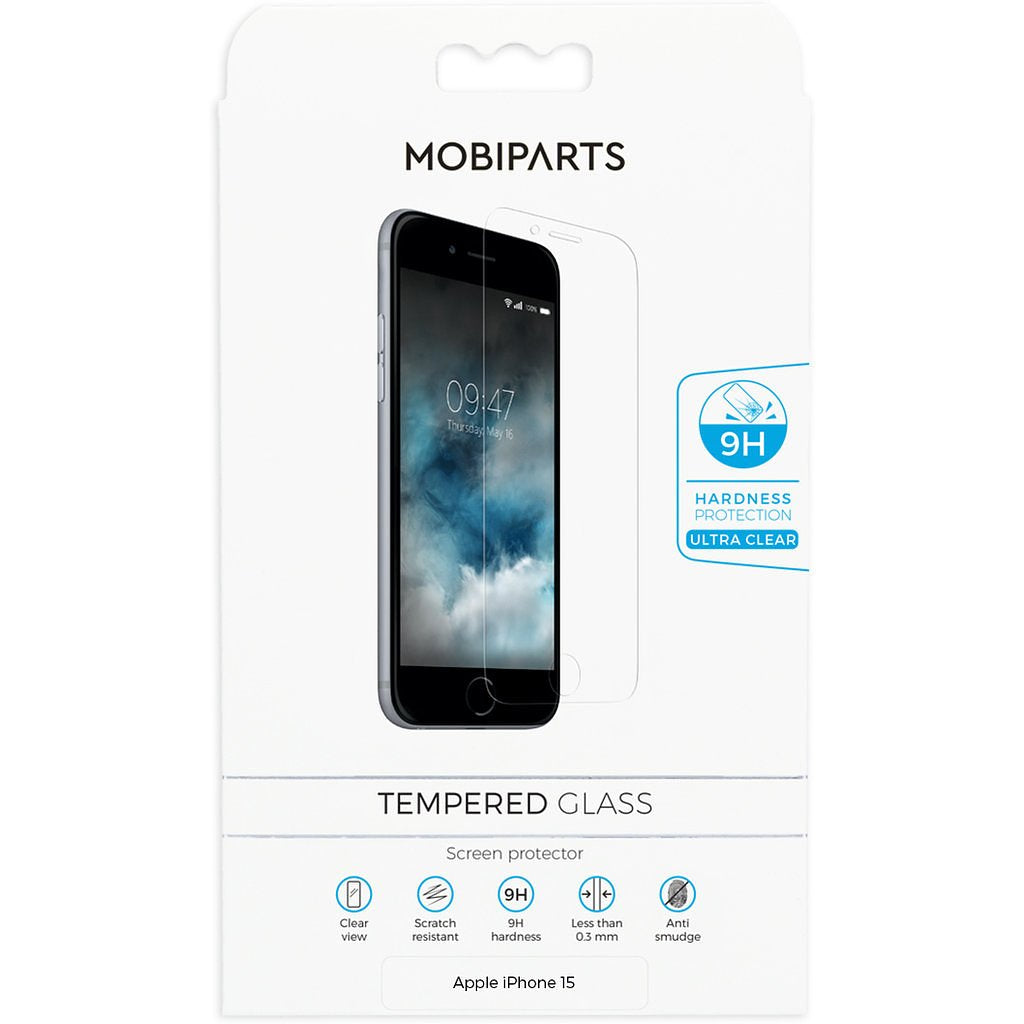 Mobiparts Regular Tempered Glass Apple iPhone 15