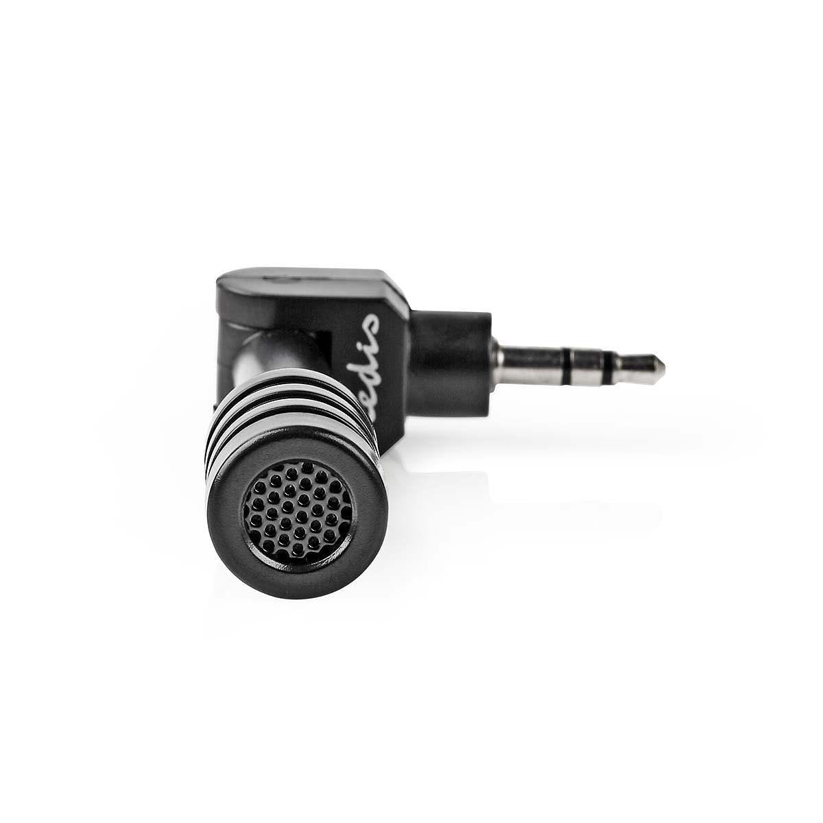 Bedrade Microfoon | Mini | Plug-In | 3,5 mm | Zwart Nedis