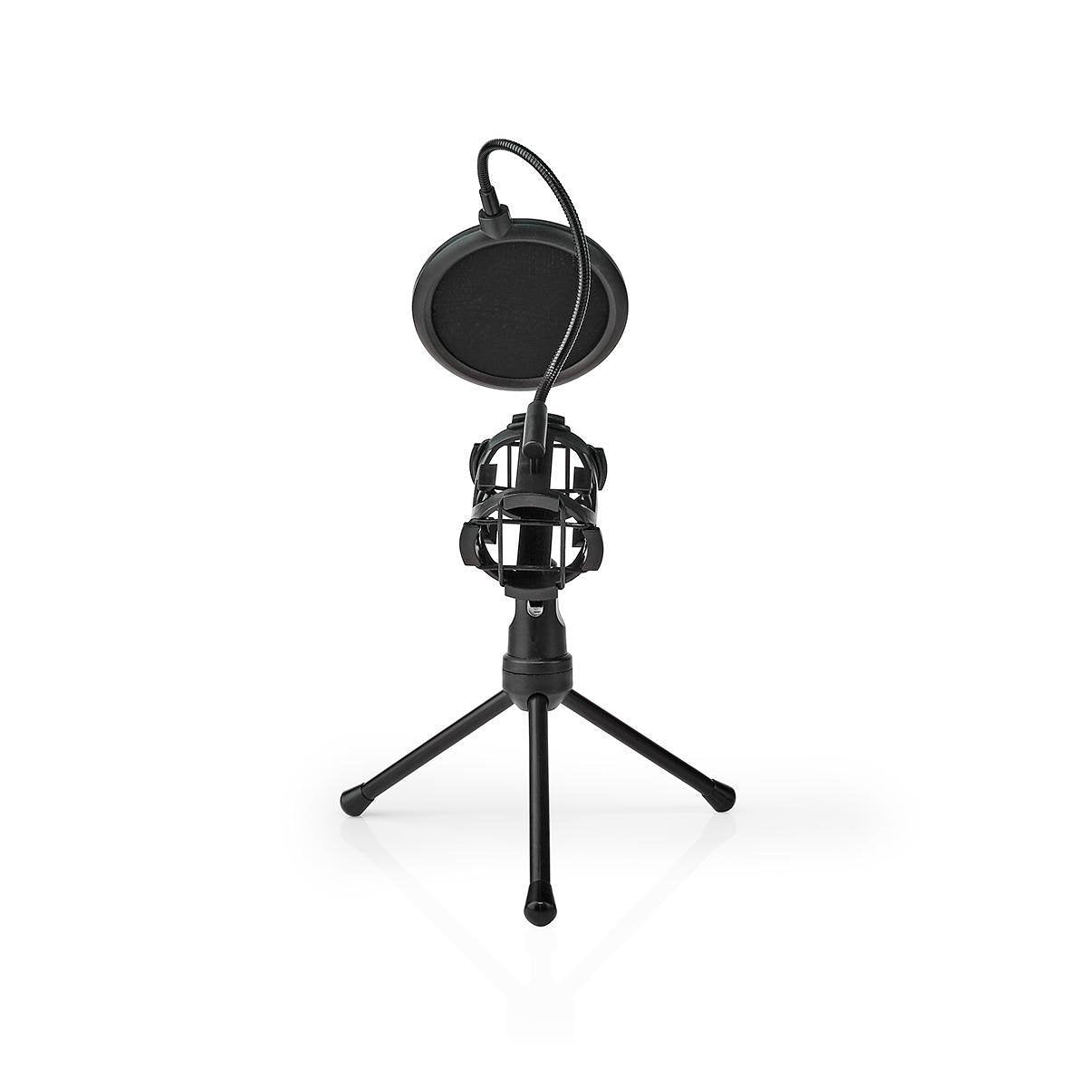 Nedis Microfoon-Tafelstatief | Pop-filter | Zwart