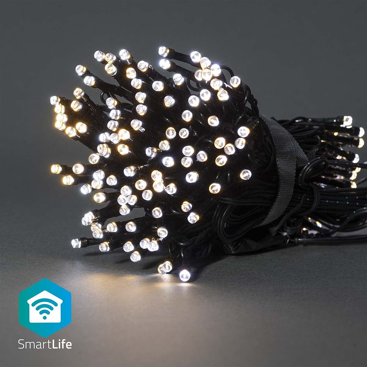 Nedis SmartLife Decoratieve LED | Wi-Fi | Warm tot koel wit | 200 LED's | 20.0 m | Android / IOS