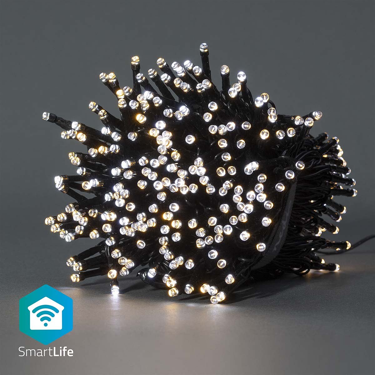 Nedis SmartLife Decoratieve LED | Wi-Fi | Warm tot koel wit | 400 LED's | 20.0 m | Android / IOS
