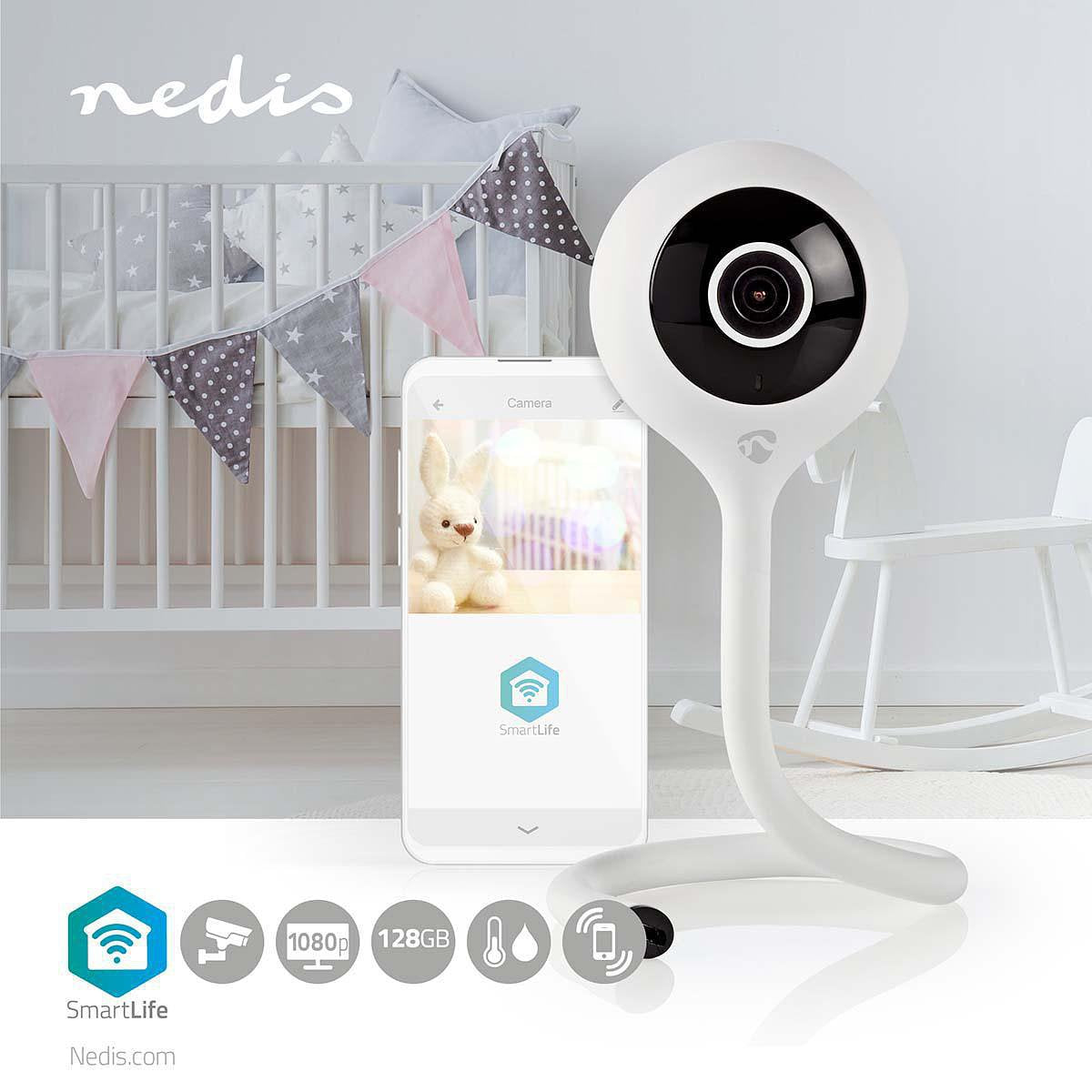 Nedis Wi-Fi smart IP-camera | Klimaatsensor | Full-HD 1080p