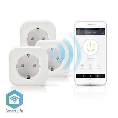 Wi-Fi smart plug | Schuko Type F | 10 A Nedis