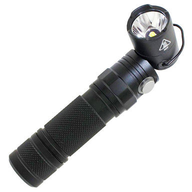 Nitecore MT21C LED flashlight swivels 90 degrees including magnet on the lamp shaft