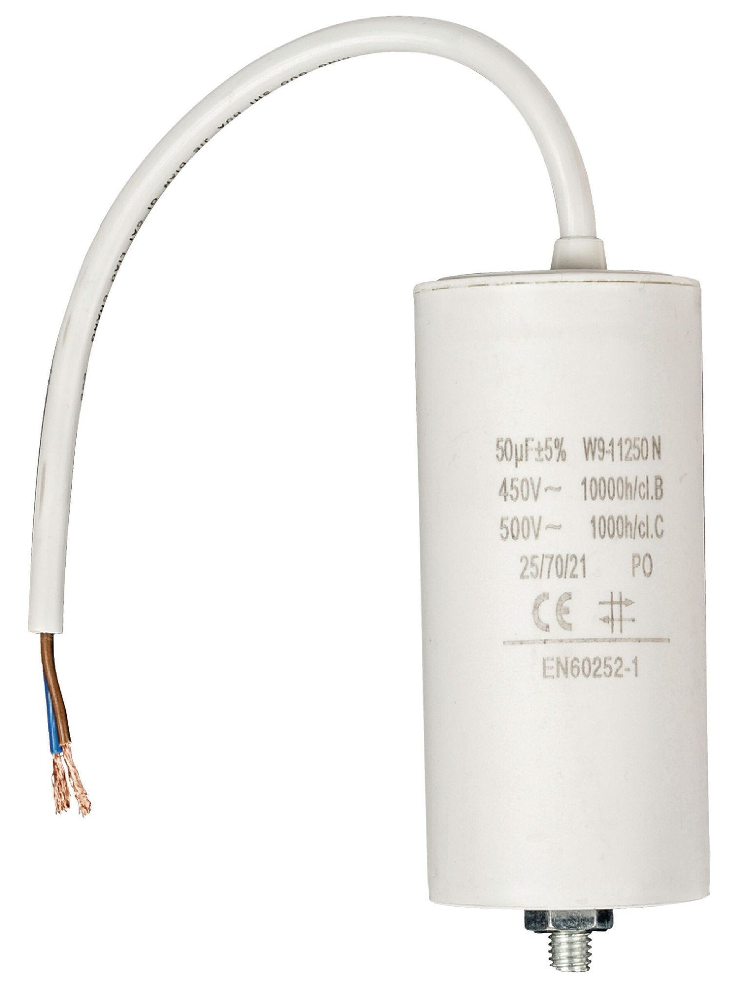 No Brand Condensator 50.0uf / 450 V + cable