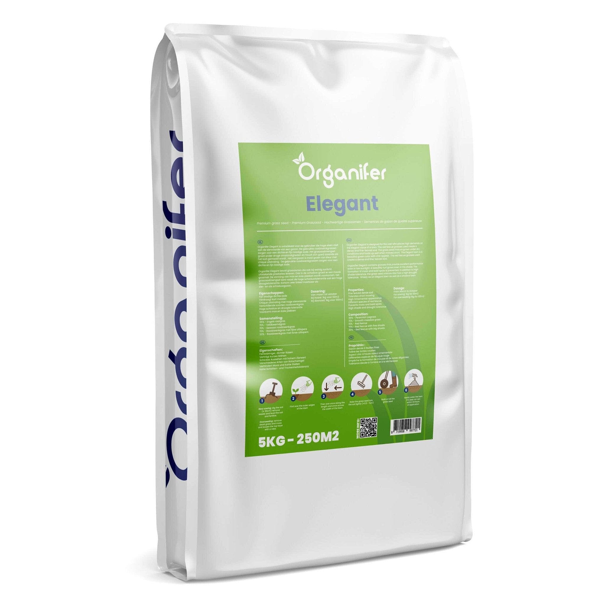 Organifer - Siergazon Graszaad – Elegant (5 kg voor 250 m2)