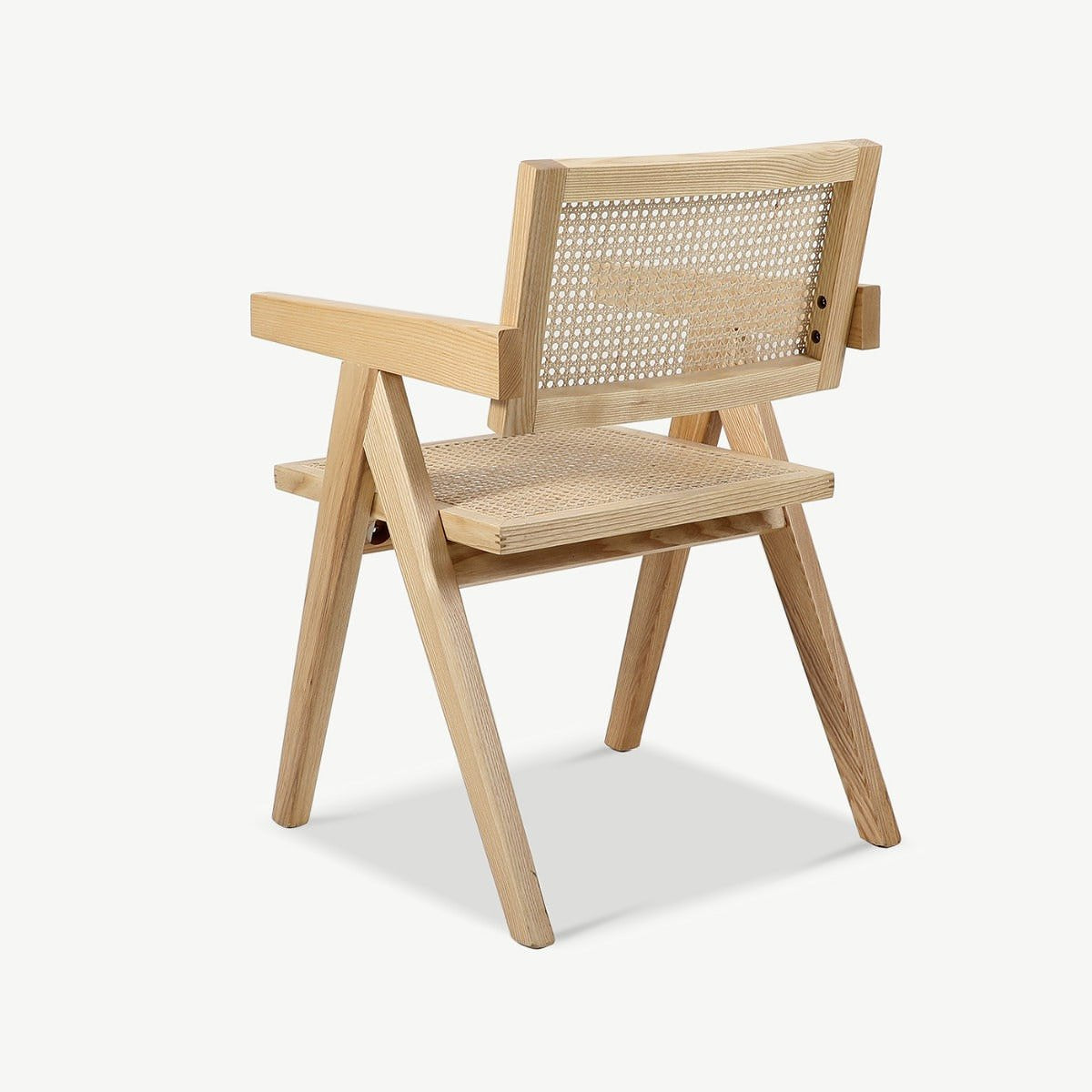 Peter Rattan Dining Chair, Natural & Bamboo