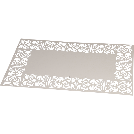 Placemat metaal taupe/grijs. . Set a 12 stuks