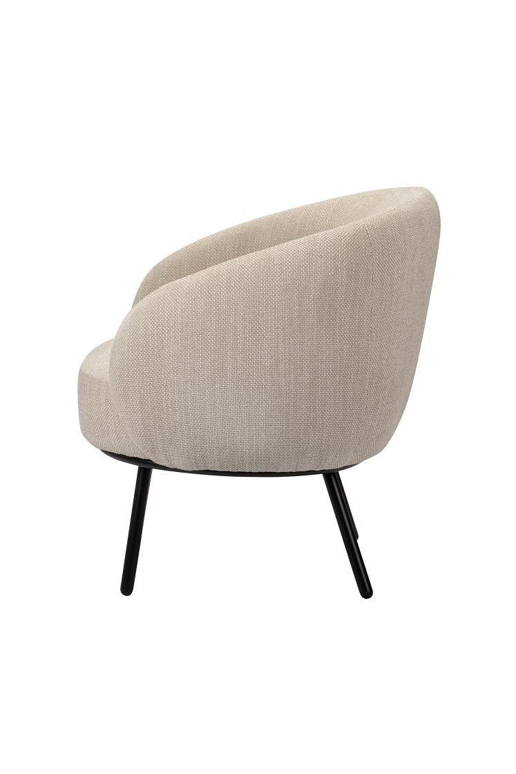 Pole to Pole - Mars lounge chair - Chenille - Beige