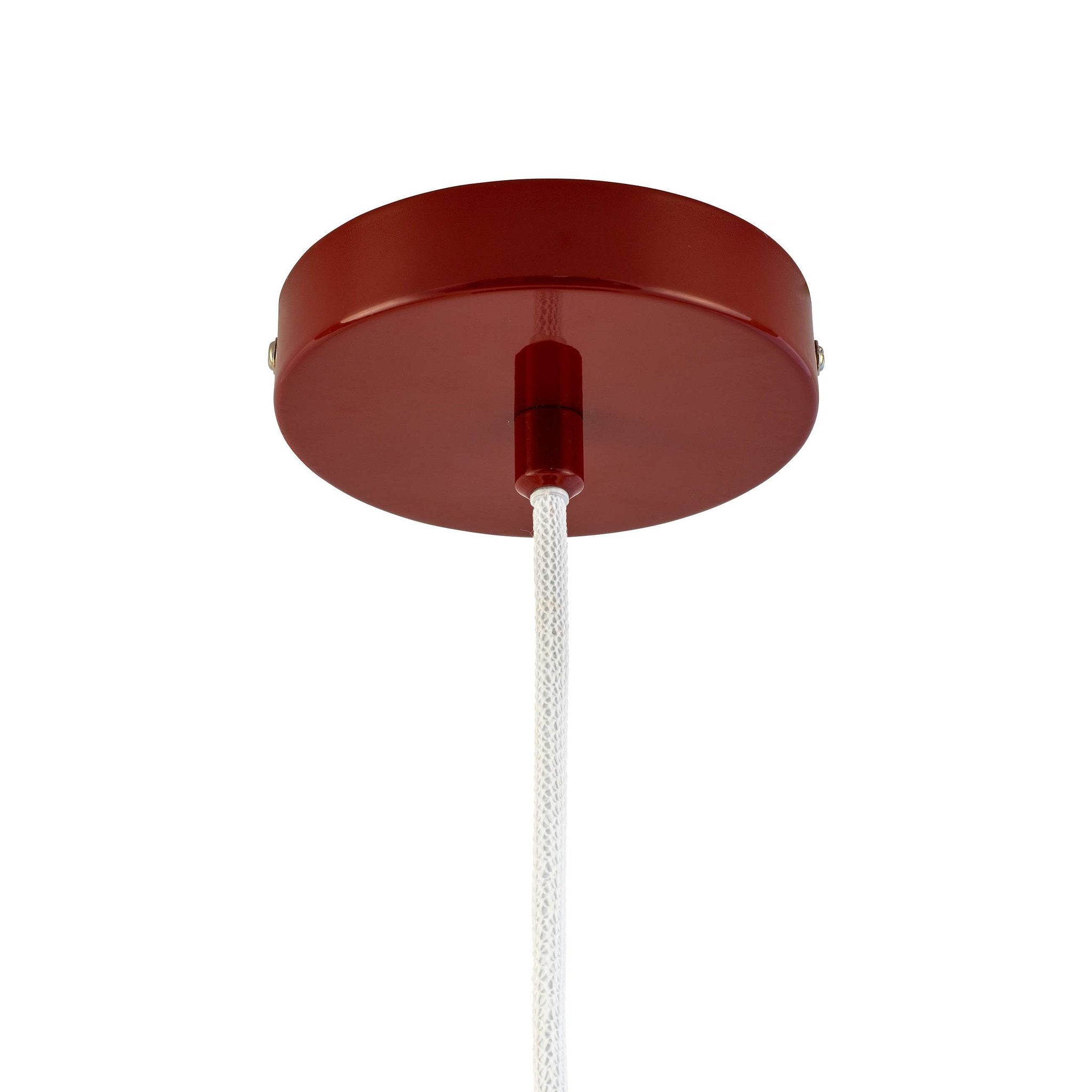 Haipot pendant dark red