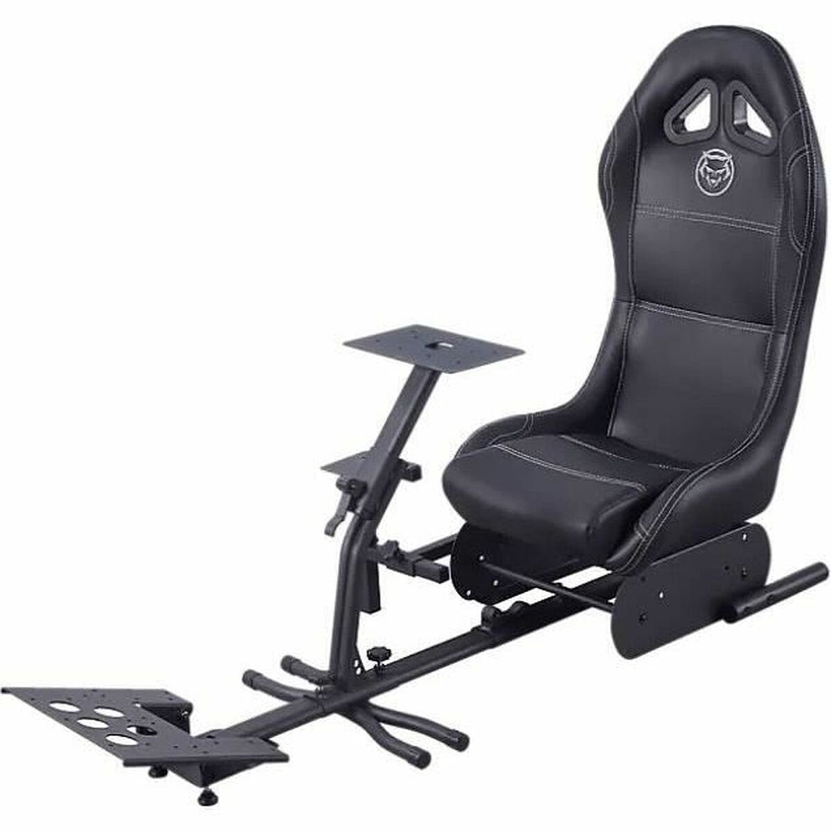 Racestoel Mobility Lab Qware Gaming Race Seat Zwart 60 x 48 x 51 cm