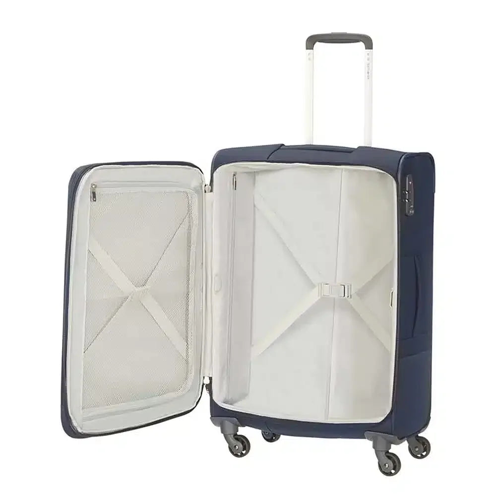 Samsonite Base Boost Spinner 78cm Expandable Navy Blue