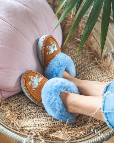 Sen Periwinkle Mule Sheepers