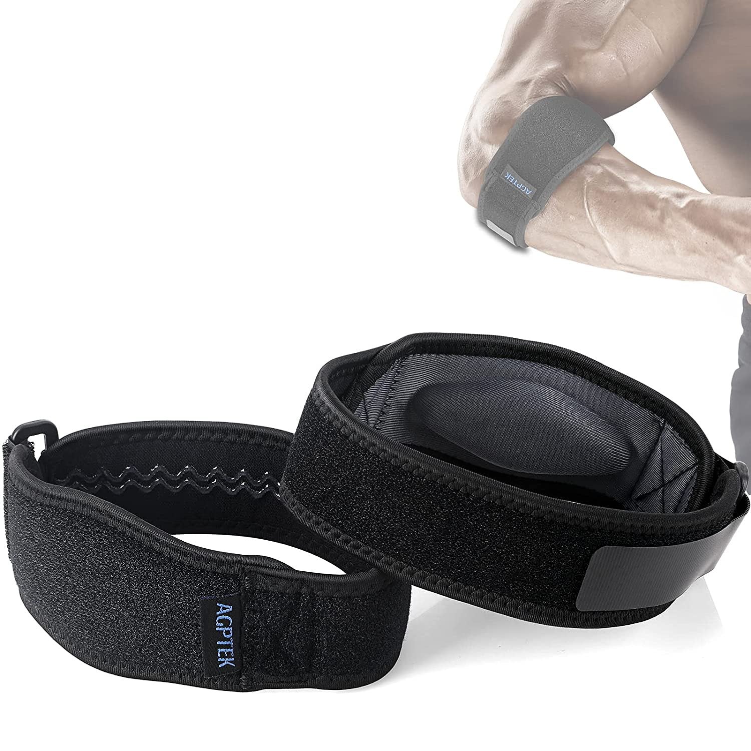 Set van 2 -Multisport Elleboogband met Antislipontwerp - Perfect voor Tennis, Golf & Meer