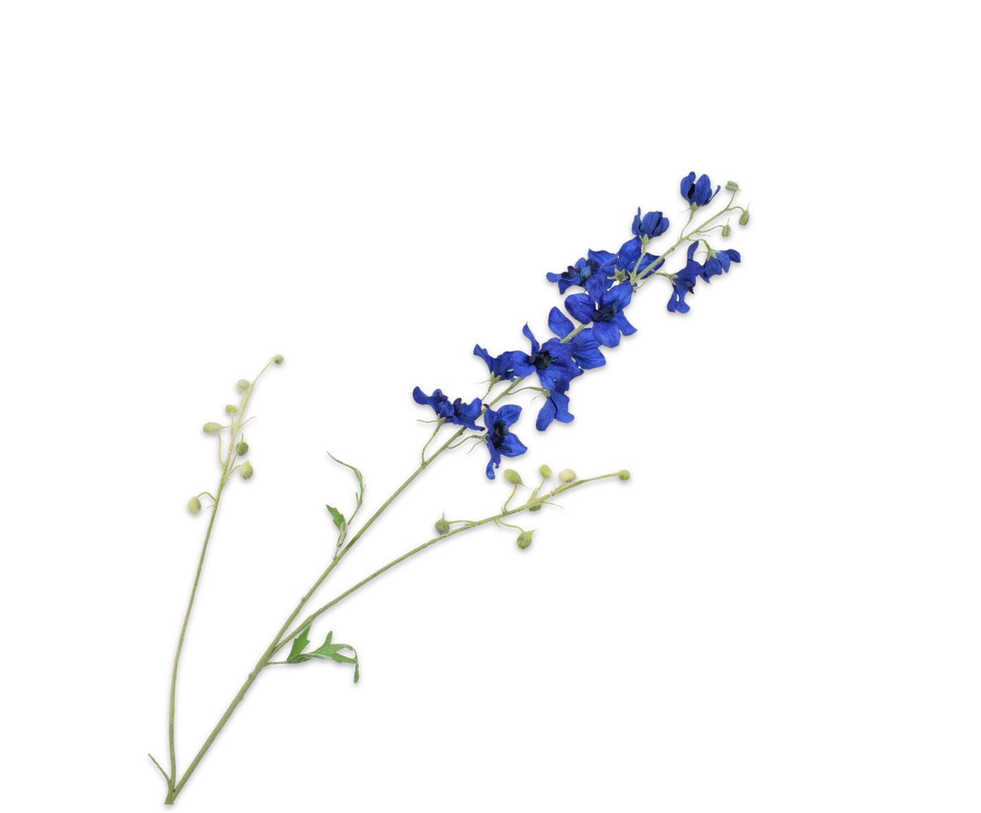 Silk-ka Kunstbloem-Zijden Bloem Delphinium Tak Blauw 101 cm Voordeelaanbod Per 2 Stuks