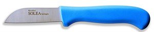 Solea Groentemes rvs 8.5 cm blauw kunststof heft