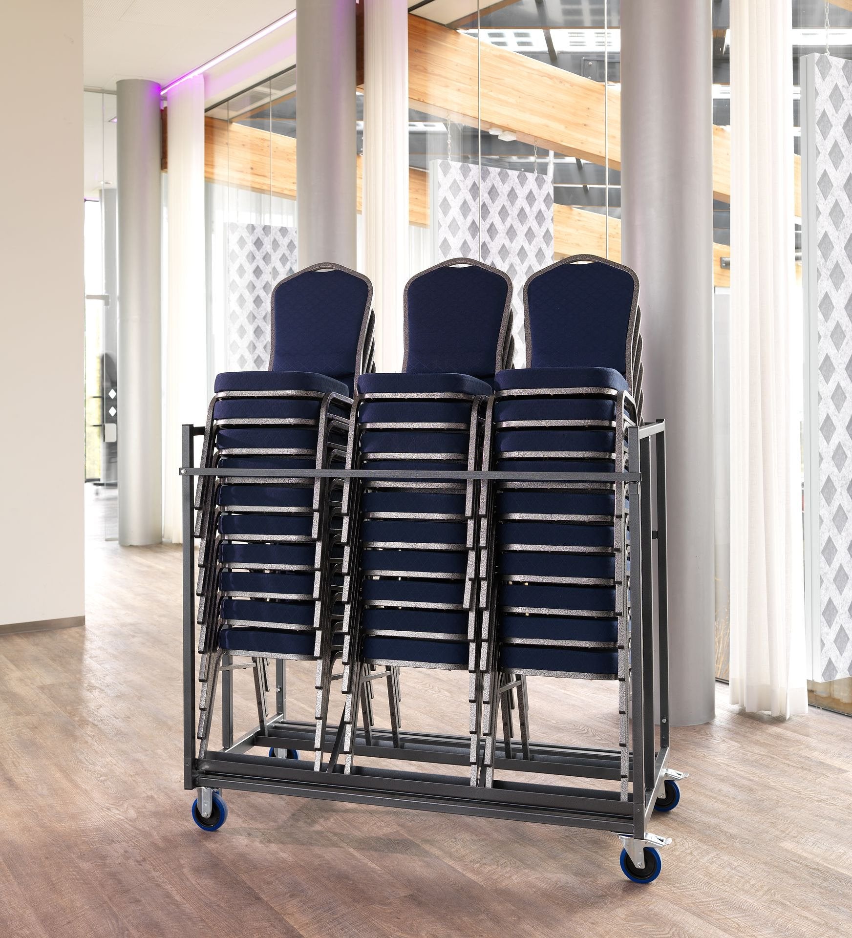 Stackchair Trolley, voor 30 Stapelstoelen, 151x76x120cm (LxBxH), T91600