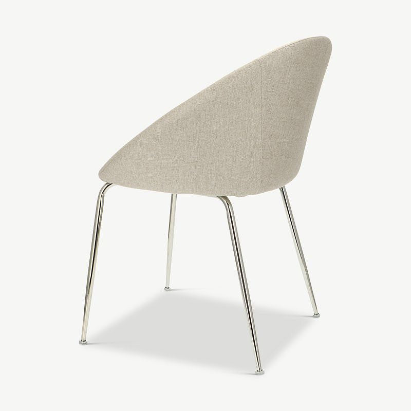 Stanley Dining Chair, Beige Fabric