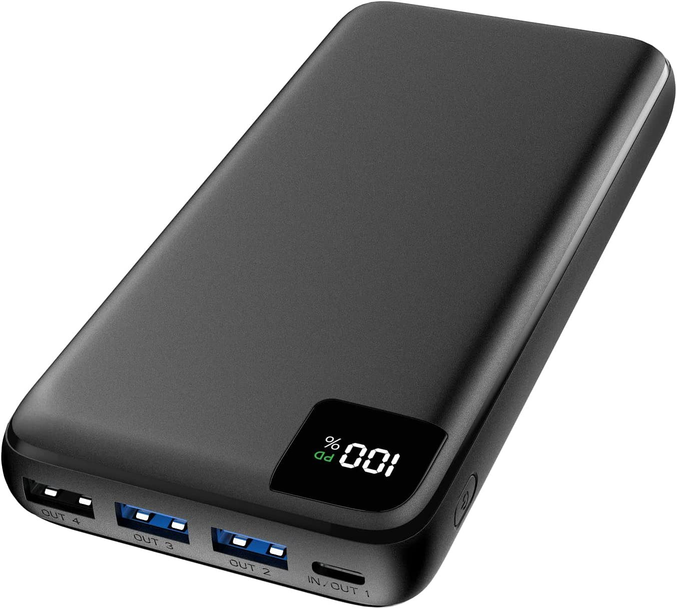 Strex Powerbank - 27.000 mAh - 22.5W Snellader - USB-A/USB-C - LED Indicatie - Universele Powerbank