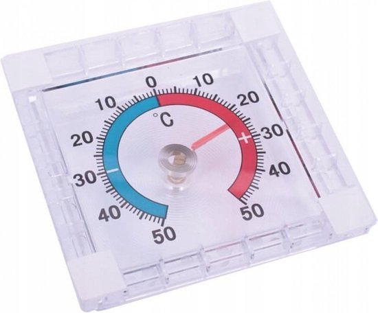 Synx Tools Raamthermometer Min/Max - Zelfklevend - thermostaten - Weermeter - Weerartikelen - Tuinar