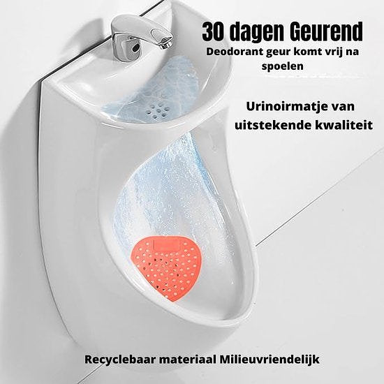 Synx Urinoir Matje 1 stuk - Meloengeur - Rood - Anti-Splash