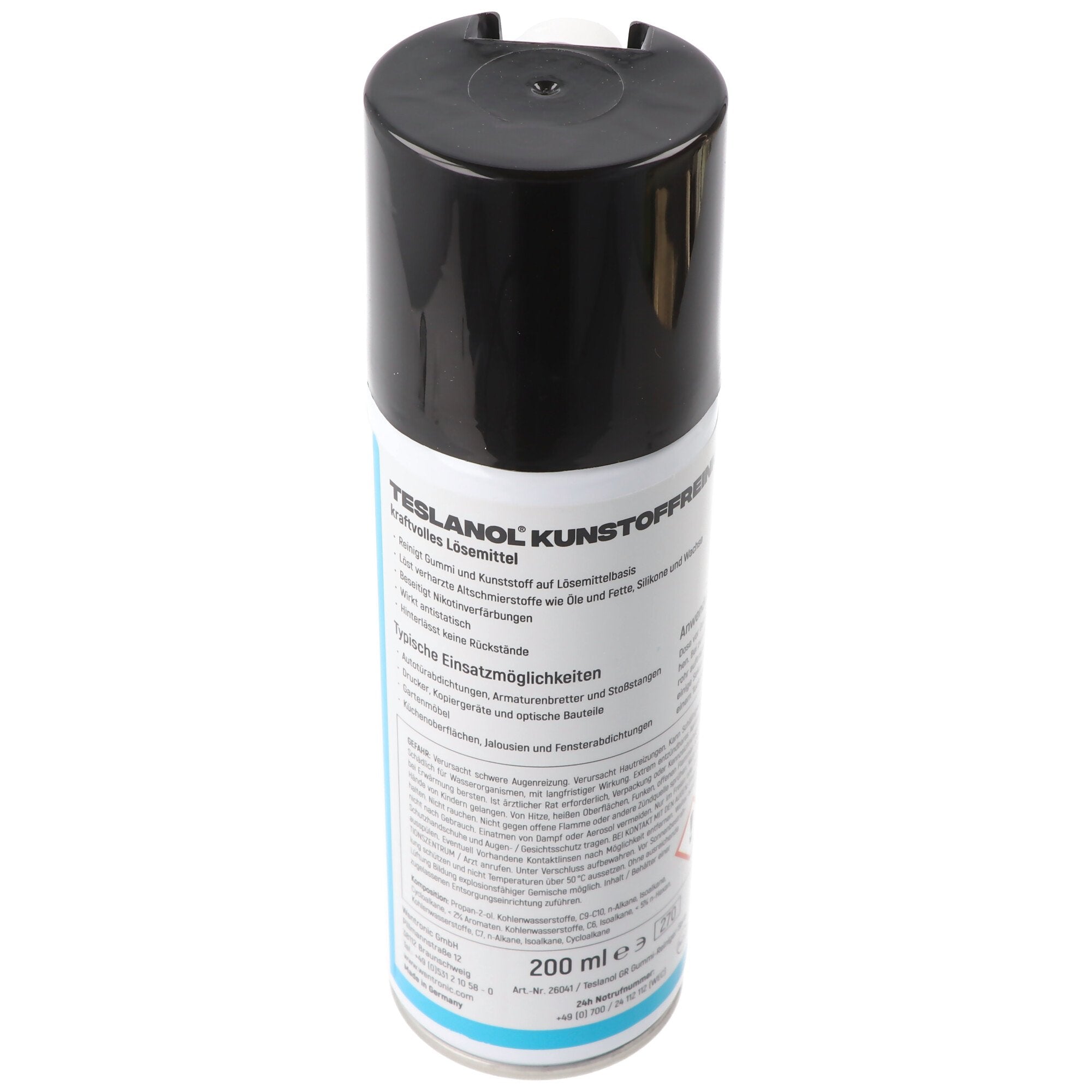 Teslanol GR rubber reiniger spray 200ml speciaal voor rubberen onderdelen