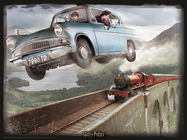 Tucker's Fun Factory 3D Image Puzzel - Harry Potter Ford Anglia (500)