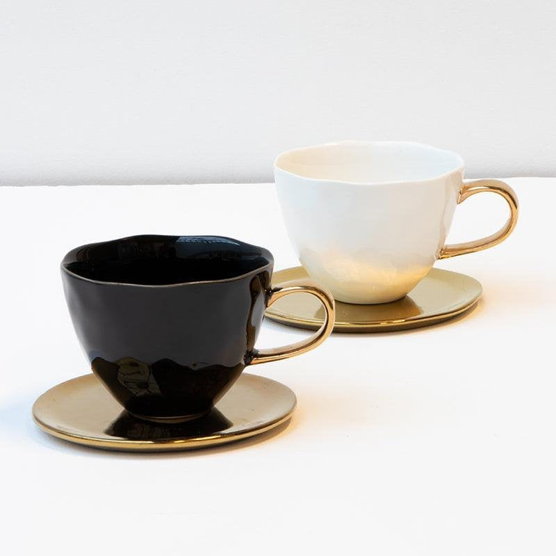 Urban Nature Culture Good Morning cup Black Cappuccino/tea Ø11 cm / Black