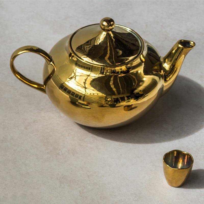 Urban Nature Culture Teapot Good Morning Gold / Ceramic