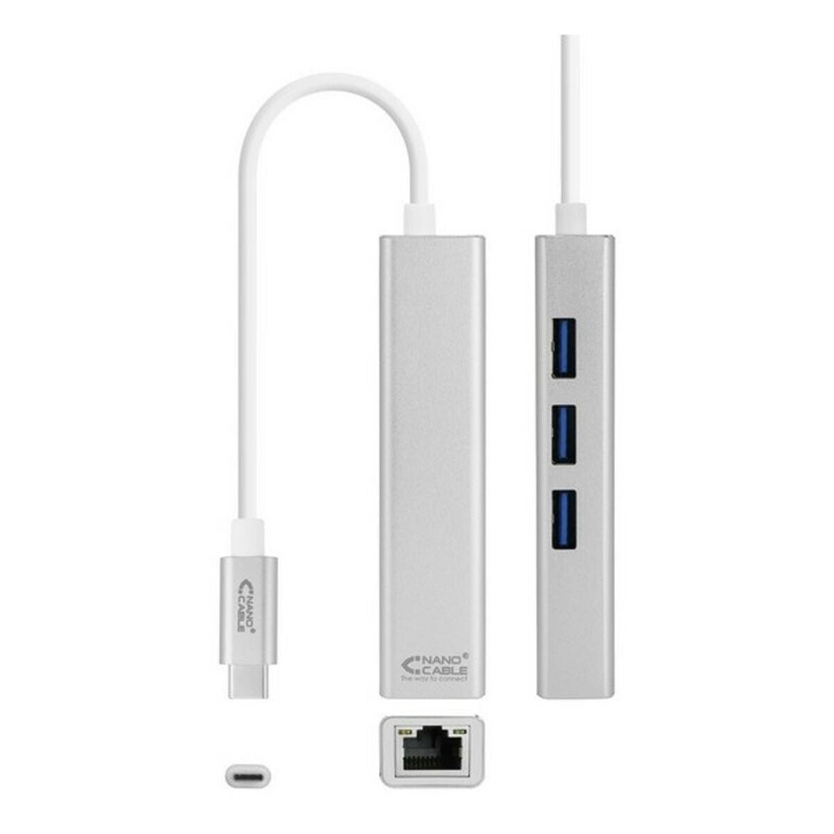 USB 3.0 naar Gigabit Ethernet Converter NANOCABLE 10.03.0404