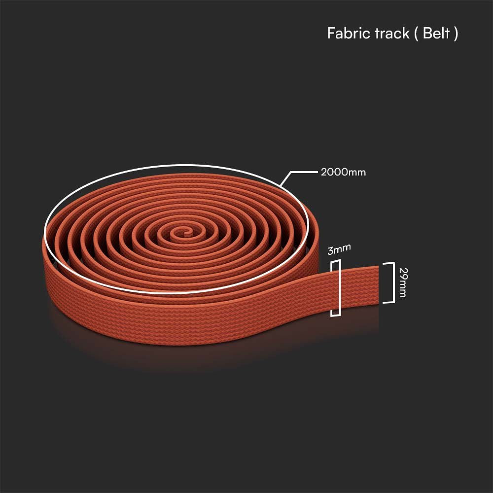V-TAC  LED Tracklights - Fabric Belt - Begonia Red