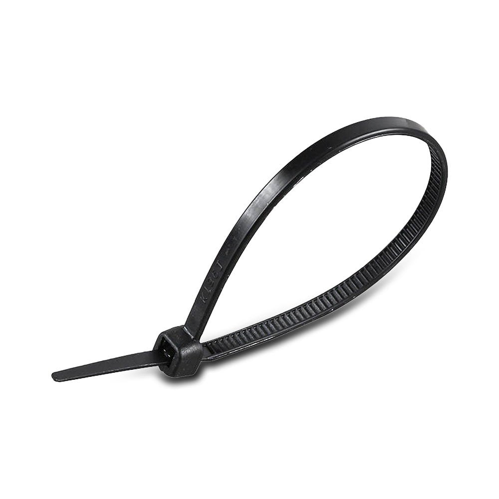 V-TAC  Nylon Cable Tie - 4.8x200mm - Black - 100Pcs/Pack