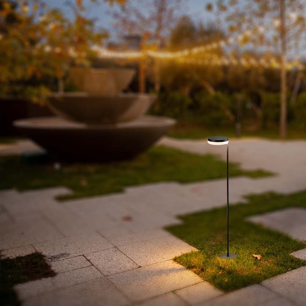 V-TAC VT-1137 Solar Lights - Solar Bollard Lights - IP54 - 120 Lumens - 3000K