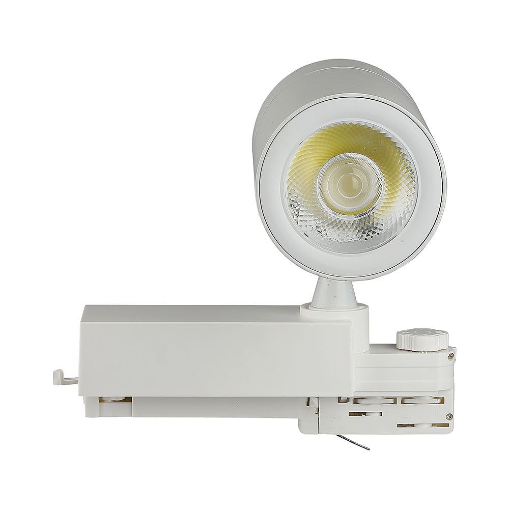 V-TAC VT-4536-W-N LED Tracklights - COB Tracklights - IP20 - White - 35 Watts - 3000 Lumens - 3000K