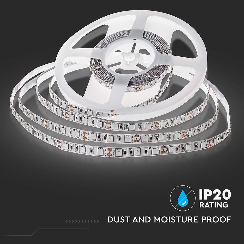 V-TAC VT-5050 60-IP20-N LED Strip Lights - Striplights - 5050 - 60 - IP20 - 3000K -  - 5m Roll