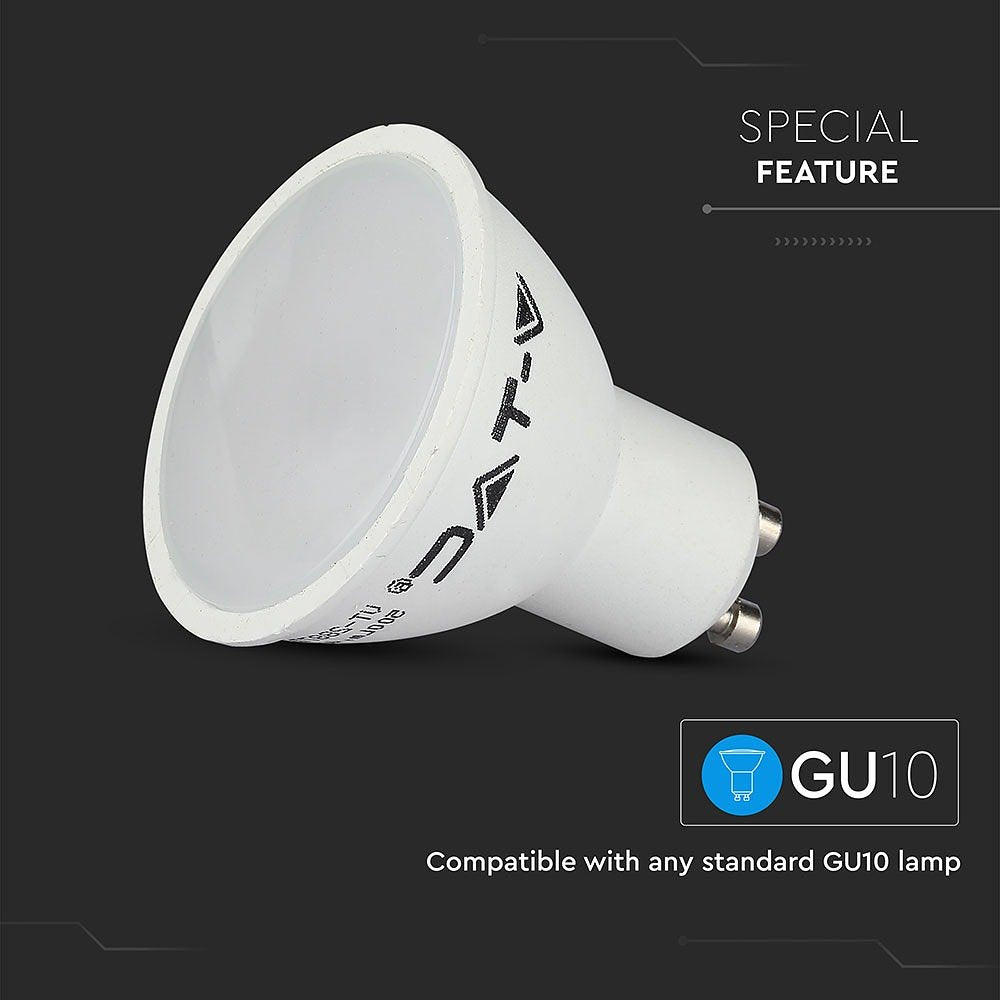 V-TAC VT-5164  GU10 Smart LED Spot Lights - Wit - IP20 - 4.5W - 400 Lumen - RGB+3IN1