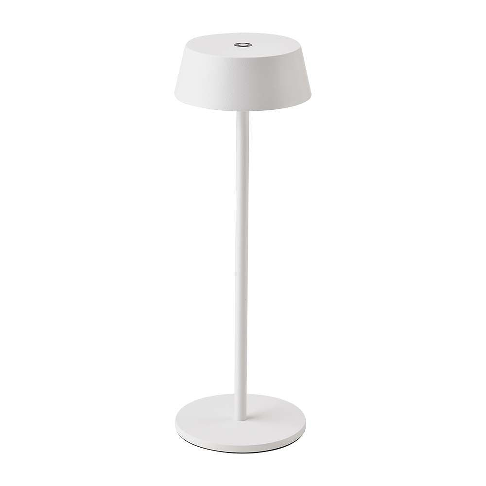 V-TAC VT-7562-W Rechargeable Table Lamps - IP54 - White - 2W - 200 Lumens - 3000K