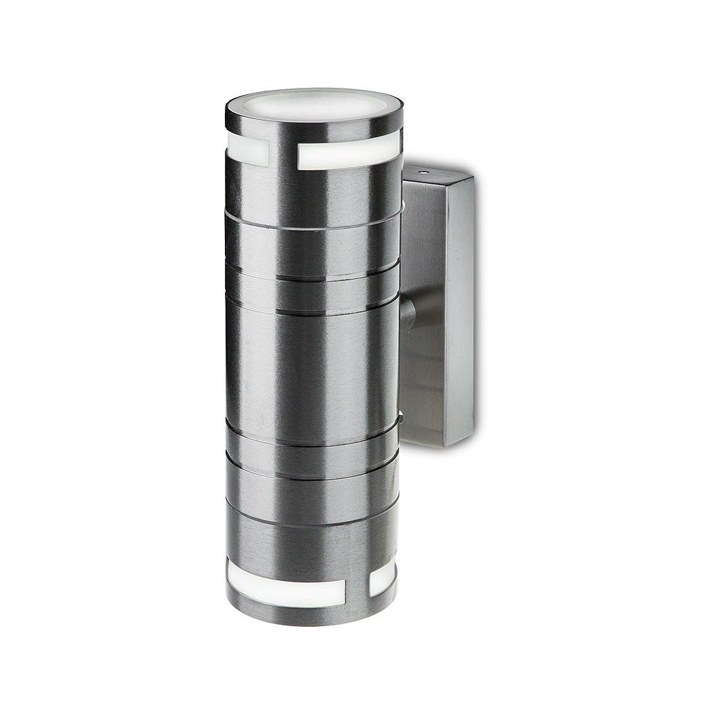 V-TAC VT-7632 GU10 Outdoor Lighting - Up - Down - Fittings - Stainless - Steel - IP44