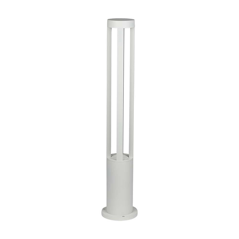 V-TAC VT-820-W-N LED Wall Bollard Lights - 80CM - IP65 - White - 10W - 1000 Lumens - 3000K