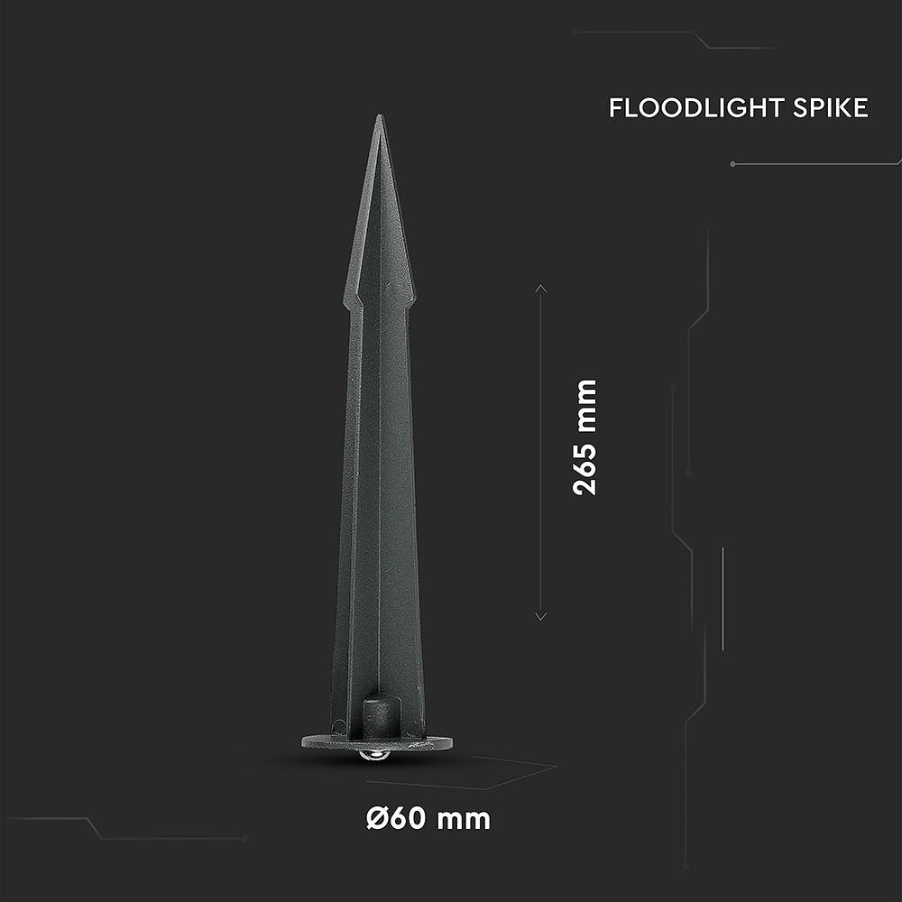 V-TAC VT-855-G Grey LED Floodlight - Spike -IP65