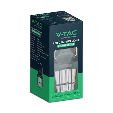 V-TAC VT-9903D Outdoor Lighting - Camping Light - IP44 - Green - 5 Watts - 230 Lumens - 2700K+6500K