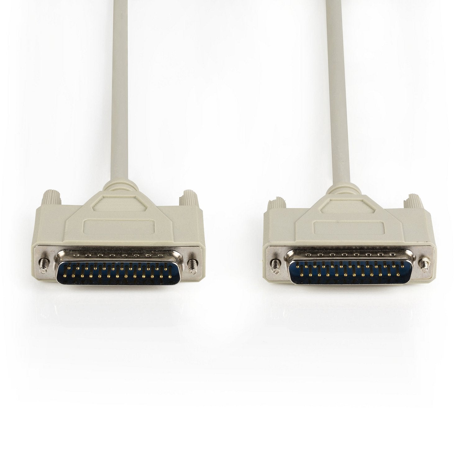 Seriële kabel SUB-D 25-Pins Male - SUB-D 25-Pins Male 3.00 m Ivoor Valueline