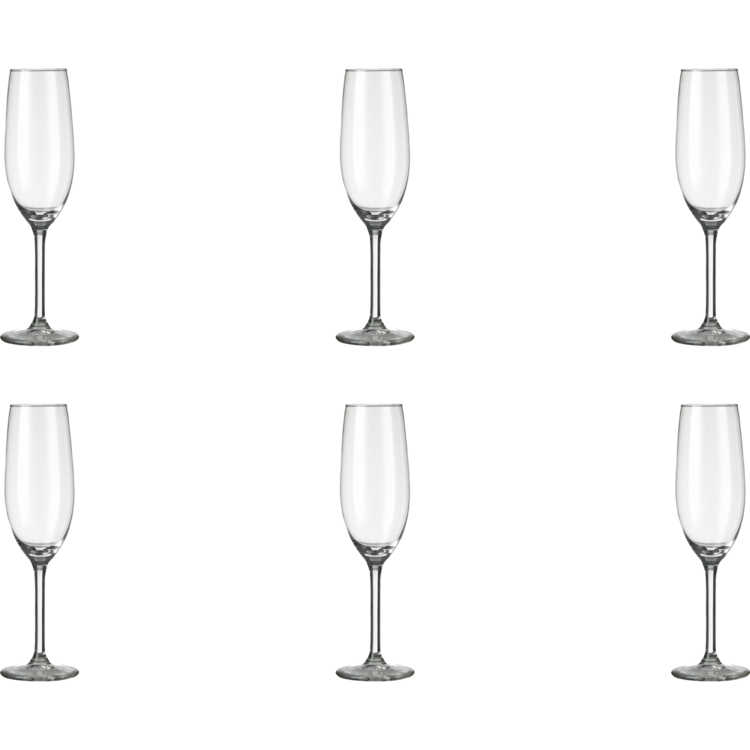 Royal Leerdam Champagne flute 540673 Esprit 21 cl - Transparent 6 piece(s)