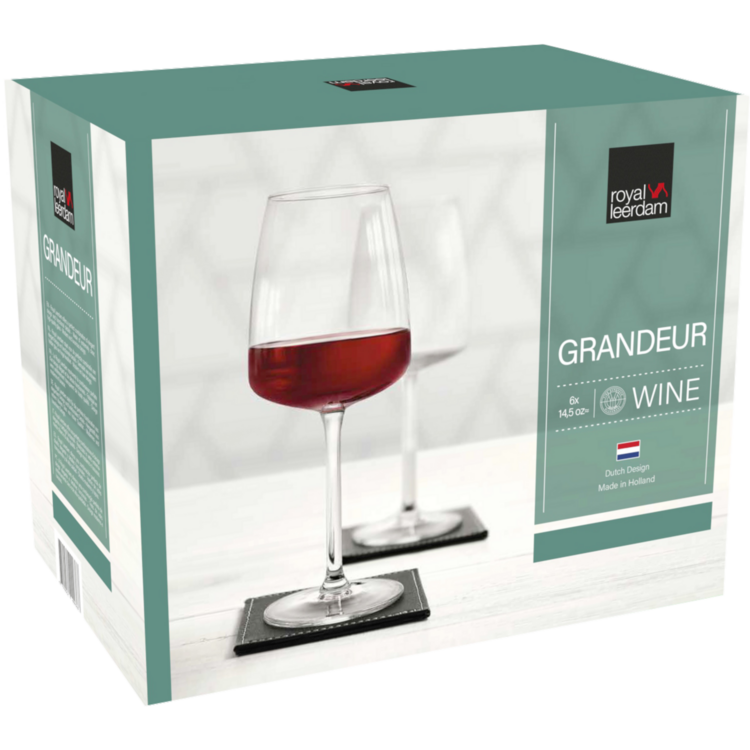Royal Leerdam Wine glass Grandeur 43 cl - Transparent 6 piece(s)