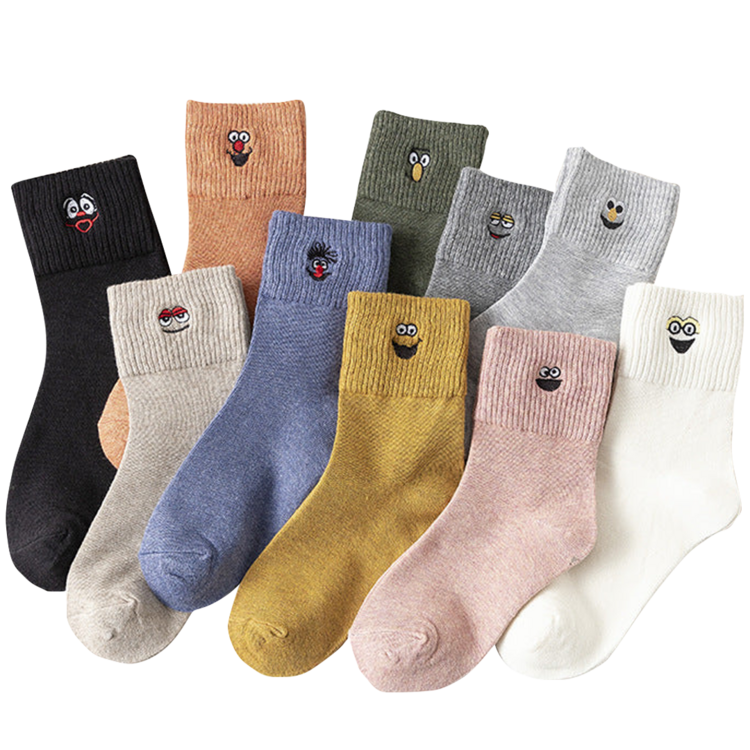 Smiling Socks Four Seasons Socks - 10 Pair - One size fits all