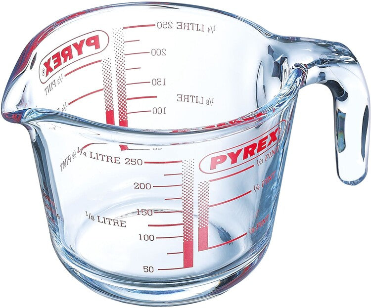 Pyrex Classic Prepware Measuring Cup 0.5 liter Set of 3 Pieces
