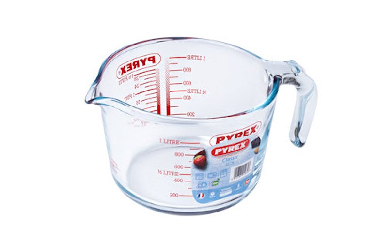 Pyrex - Classic Prepware Maatbeker 250 ml en 500 ml en 1 liter 3-Delig