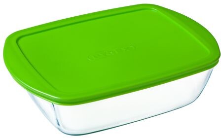 Pyrex Cook & Store Bowl Rectangular with Lid 1,1 liter