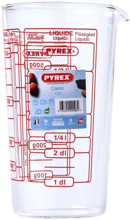Pyrex - Classic Prepware Maatglas 0,5 liter