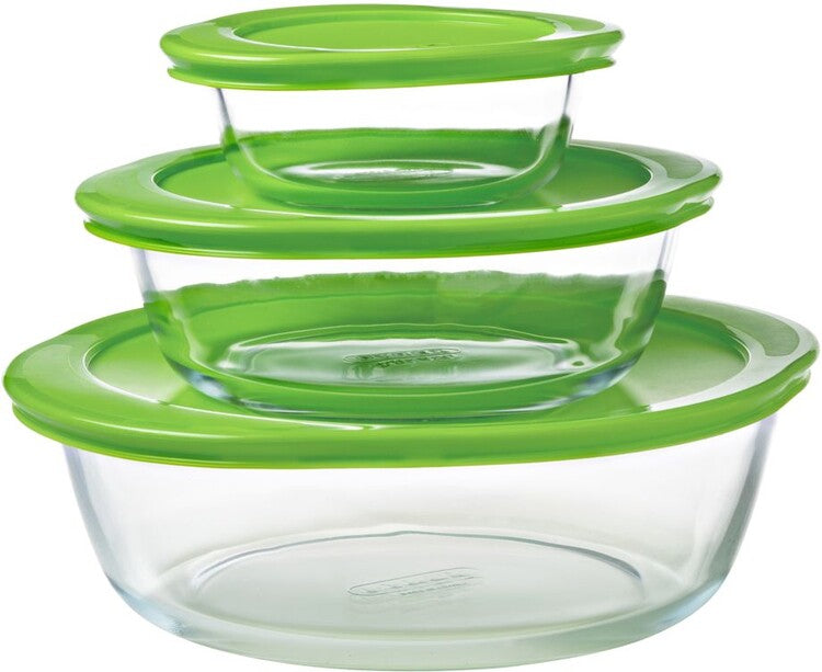 Pyrex Cook & Store Bowl Round with Lid 1 liter